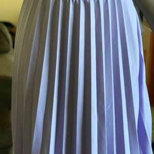 Lilac Pleated Skirt